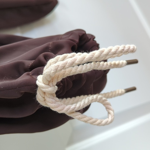 Rumored Sultry Cinch Harem Pants Drawstring Waist And Ankles Pinecone Brown S - Picture 6 of 13